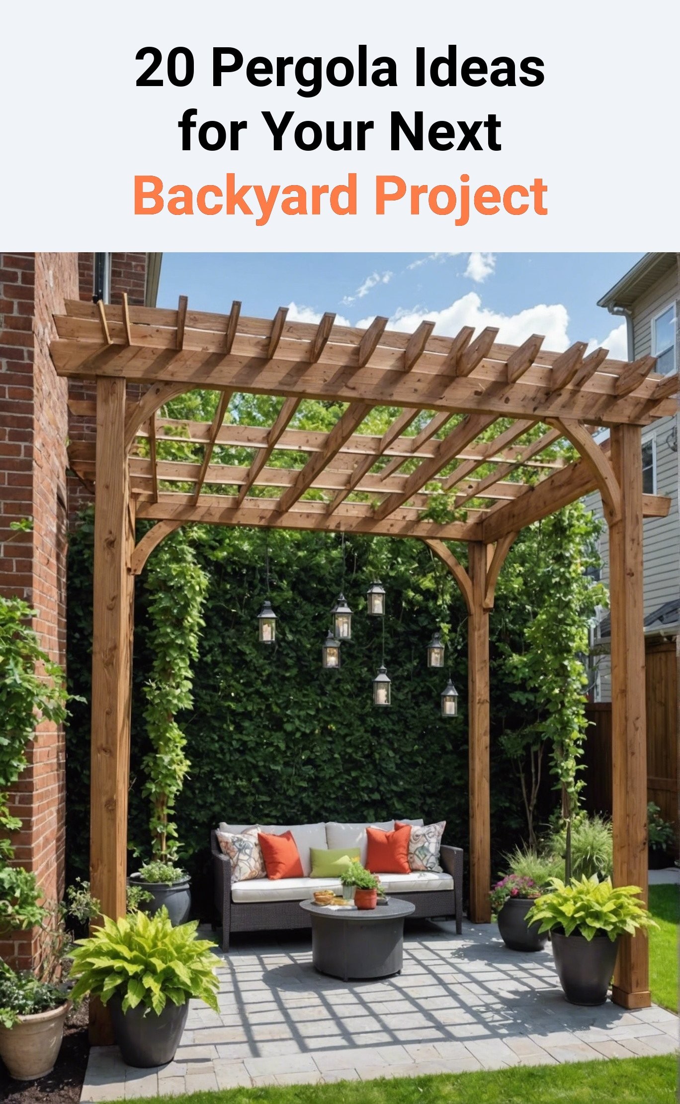 20 Pergola Ideas for Your Next Backyard Project