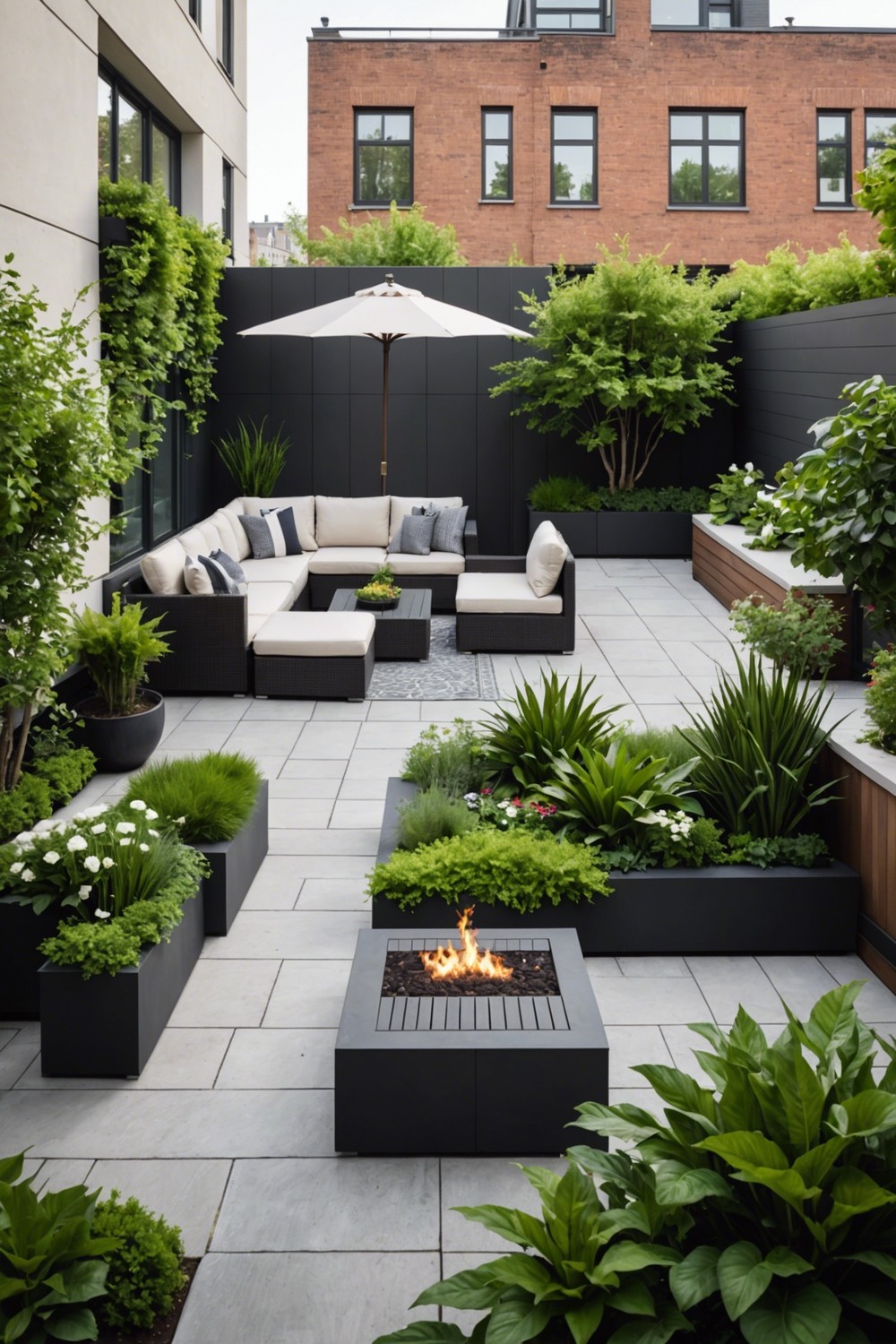 Built-In Planters