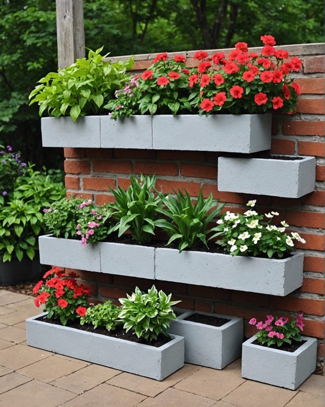 Cinder Block Planters