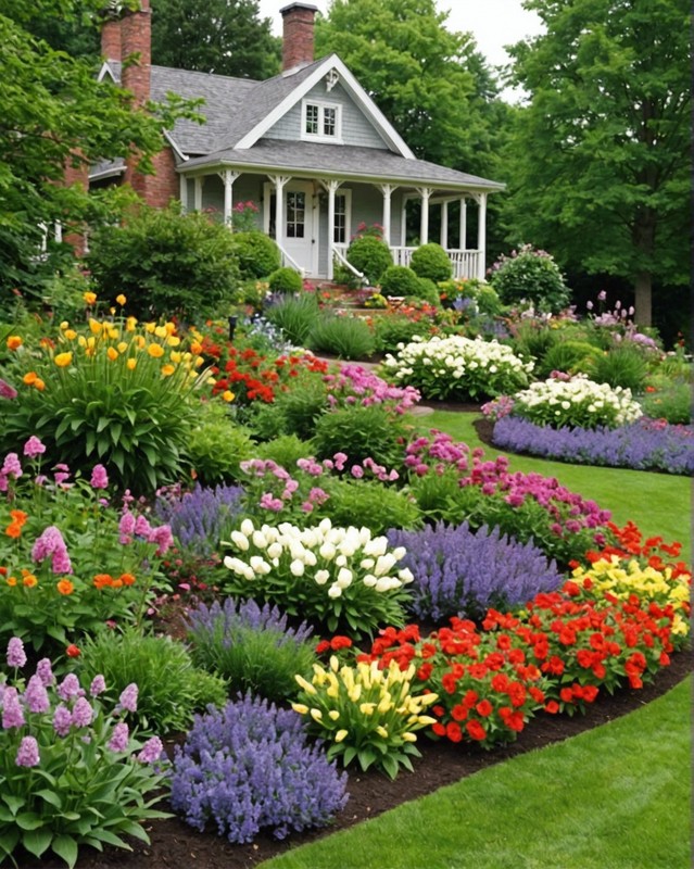 Colorful Cottage Garden