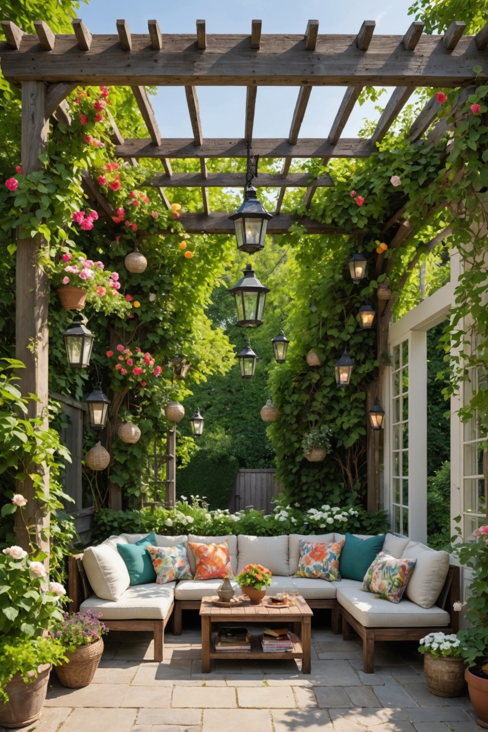 corner_pergola_with_gabled_roof Corner Pergola with Gabled Roof