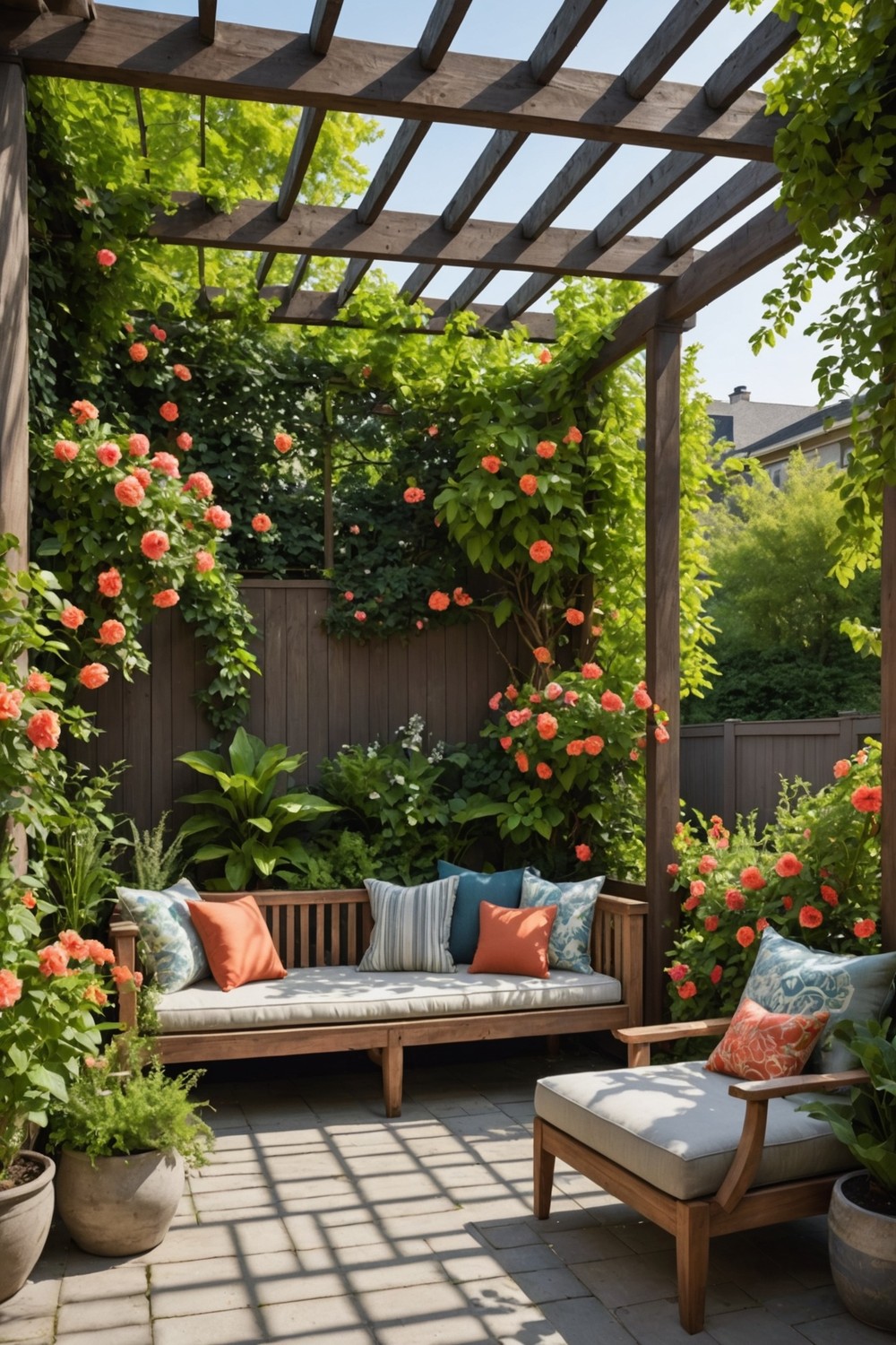 corner_pergola_with_screened-in_area Corner Pergola with Screened-in Area