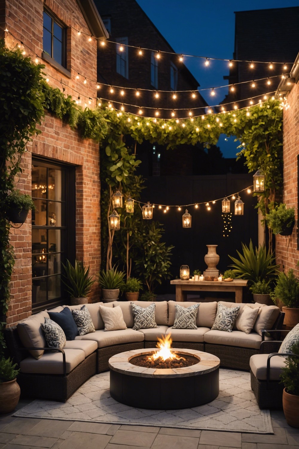 cozy_fire_pit_patio_design Cozy Fire Pit Patio Design