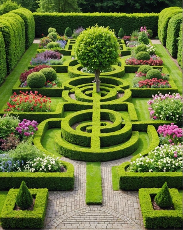 Formal Knot Garden