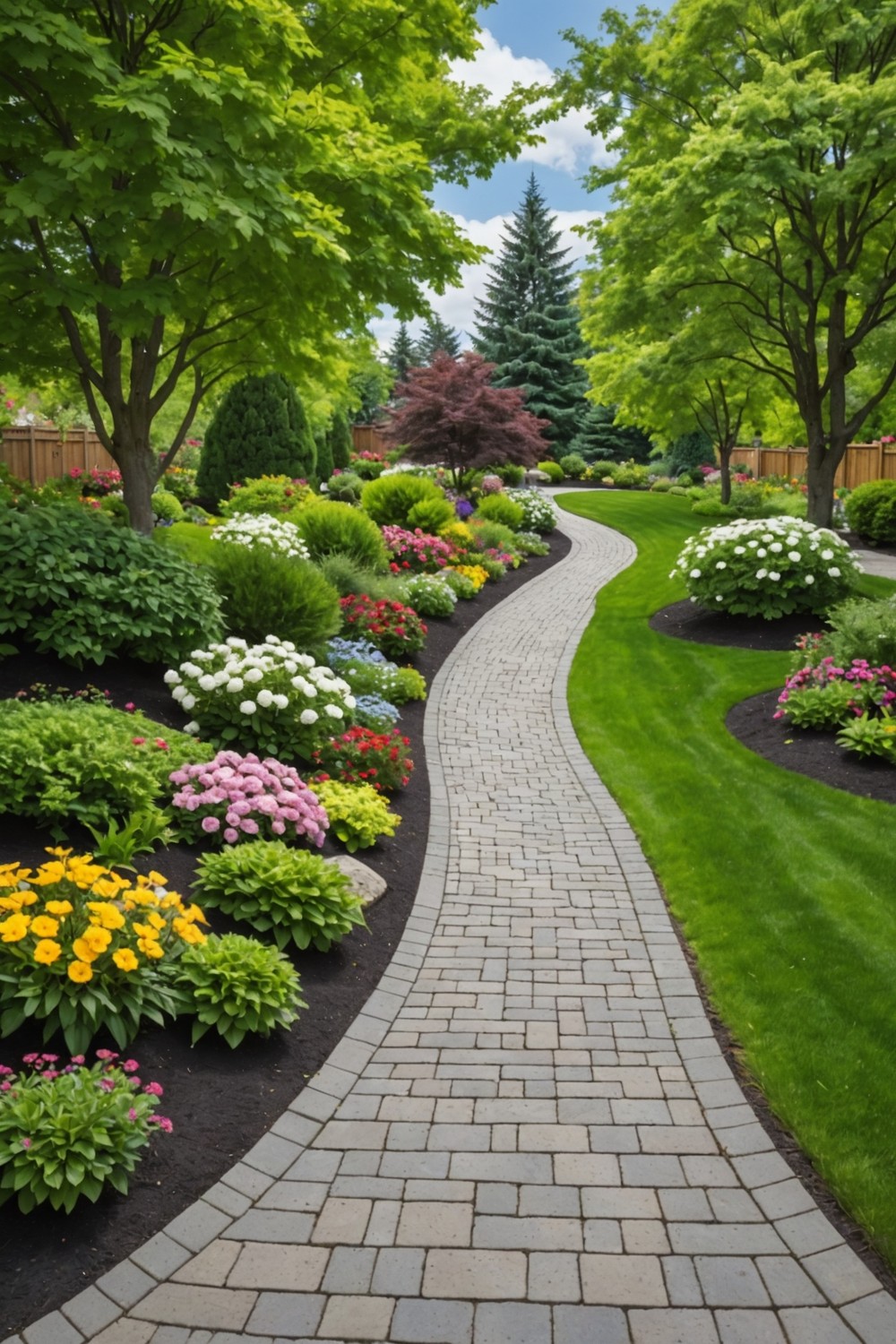 interlocking_paver_retaining_wall_with_built-in_planters Interlocking Paver Retaining Wall with Built-in Planters