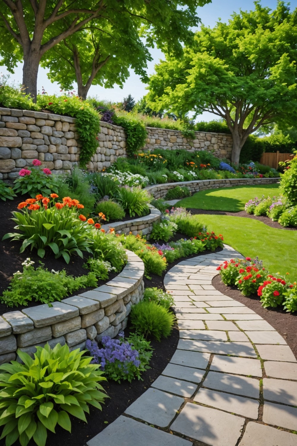 living_retaining_wall_with_vertical_garden Living Retaining Wall with Vertical Garden
