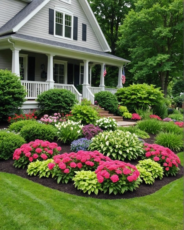 Lush Perennial Garden
