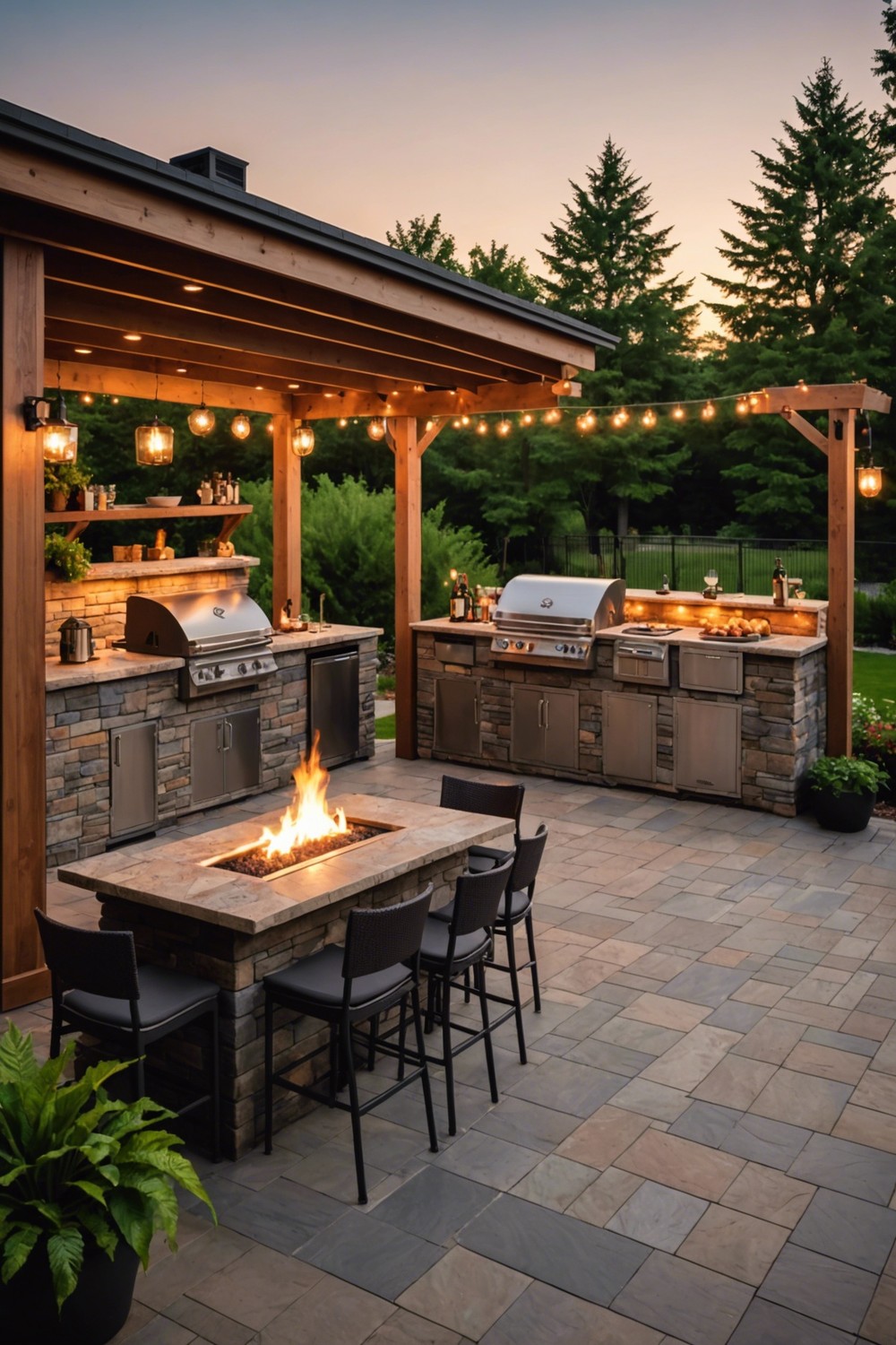 patio_with_outdoor_kitchen_and_bar Patio with Outdoor Kitchen and Bar