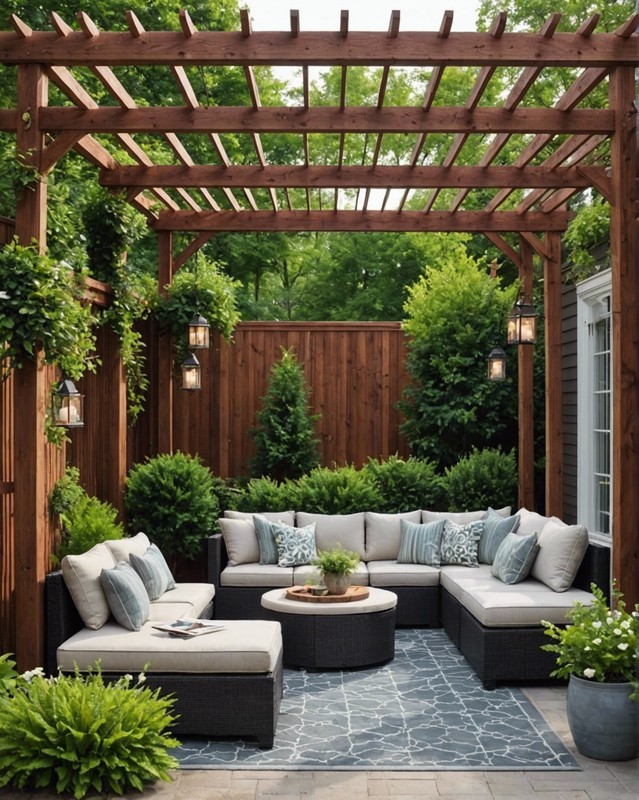 Pergola with Lounge Area