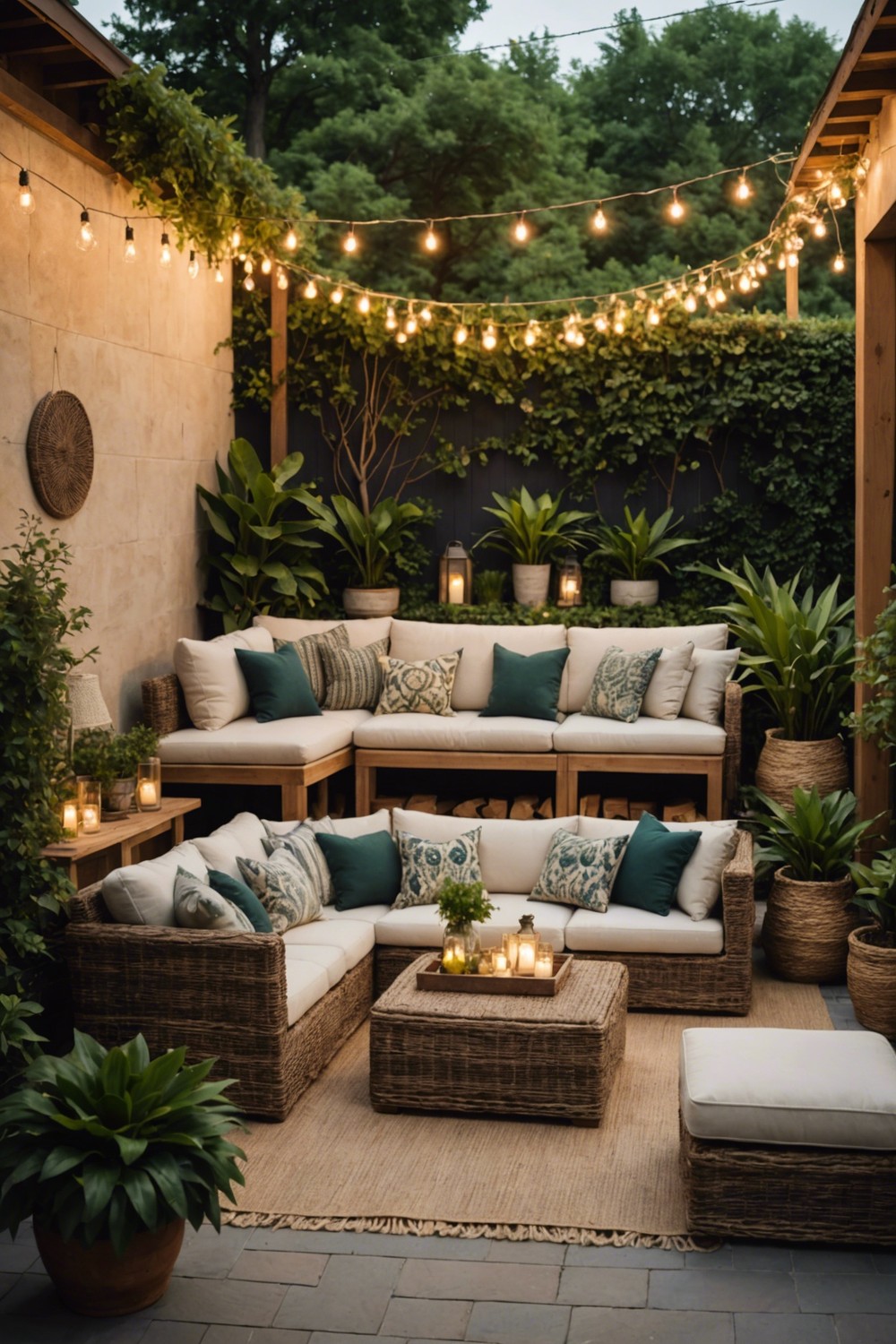 Rich Textiles for Added Cozy Factor