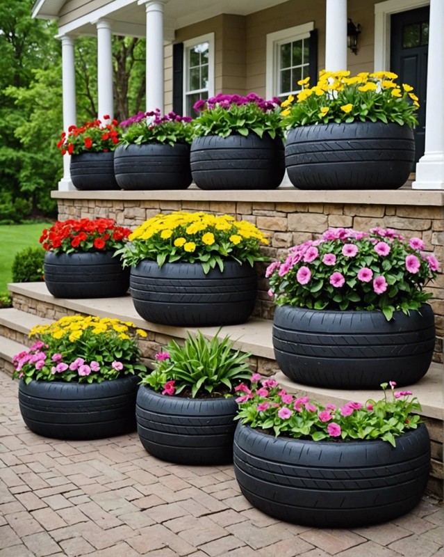Tire Planters