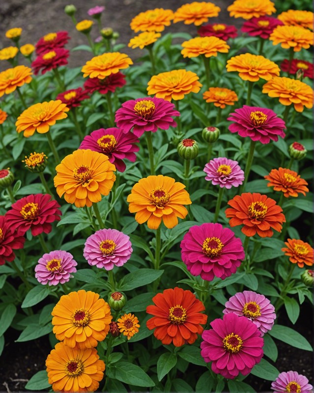 Zesty Zinnia Parade