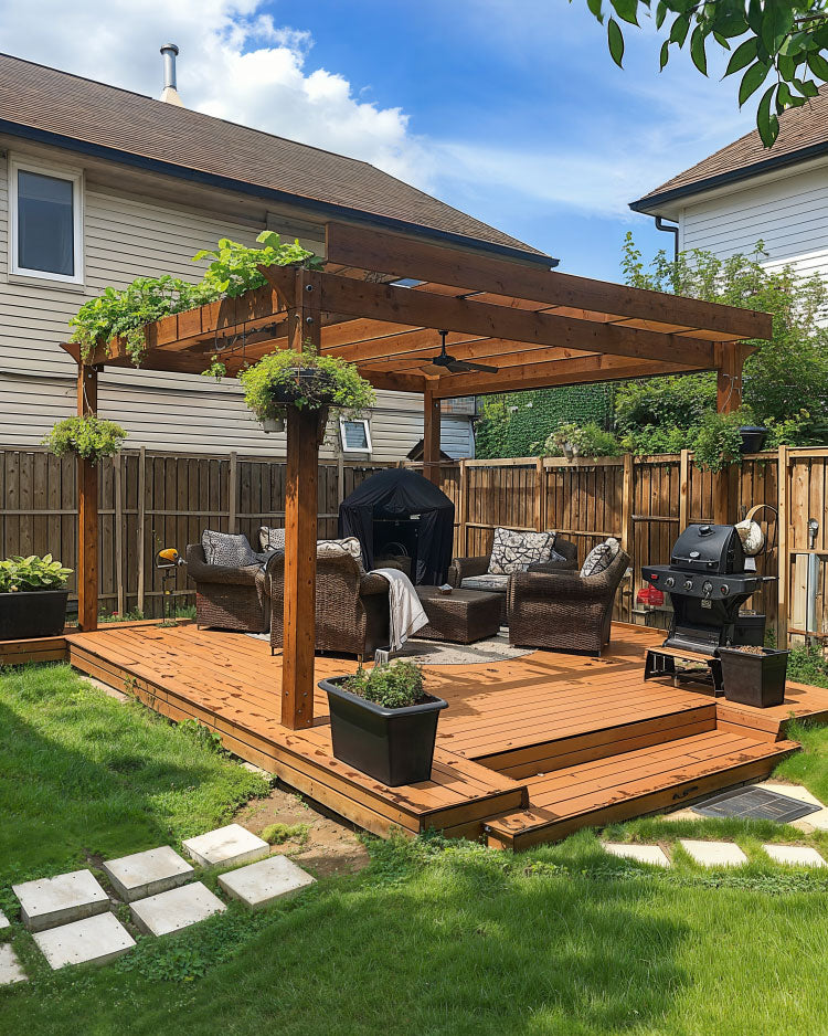 Pergola and Gazebo Deck Ideas 00025 2