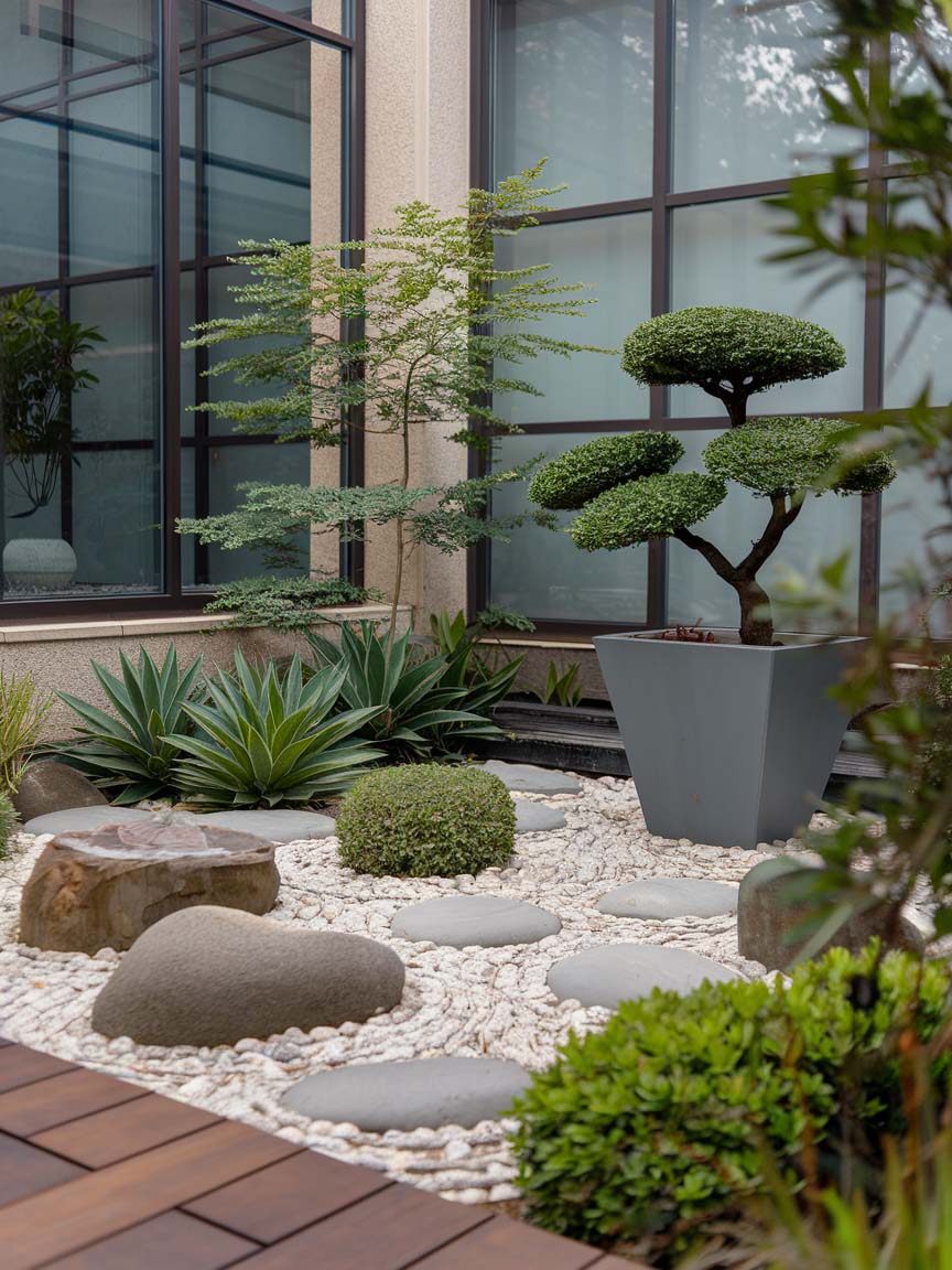stunning-garden-designs-24 24. Zen-Inspired Garden with Minimalist Features